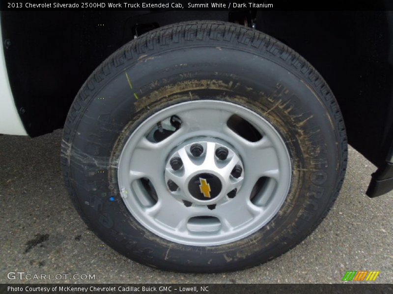 Summit White / Dark Titanium 2013 Chevrolet Silverado 2500HD Work Truck Extended Cab