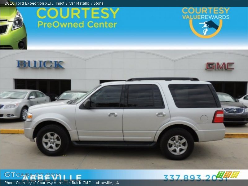 Ingot Silver Metallic / Stone 2010 Ford Expedition XLT