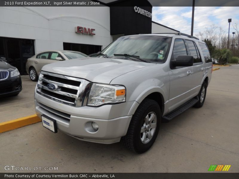 Ingot Silver Metallic / Stone 2010 Ford Expedition XLT
