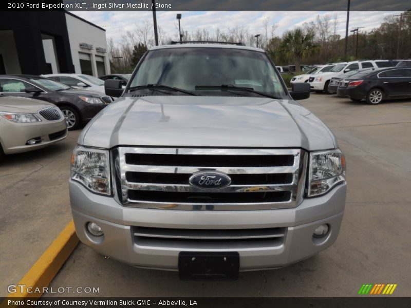 Ingot Silver Metallic / Stone 2010 Ford Expedition XLT
