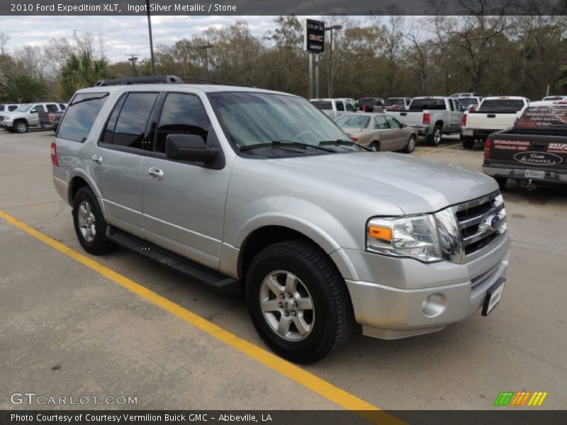 Ingot Silver Metallic / Stone 2010 Ford Expedition XLT