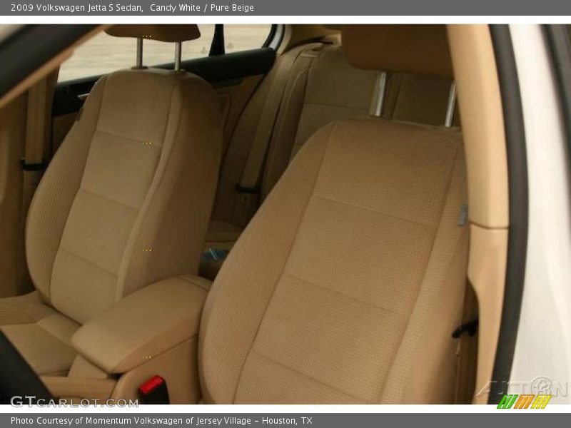 Candy White / Pure Beige 2009 Volkswagen Jetta S Sedan