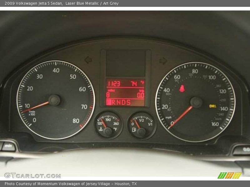 Laser Blue Metallic / Art Grey 2009 Volkswagen Jetta S Sedan