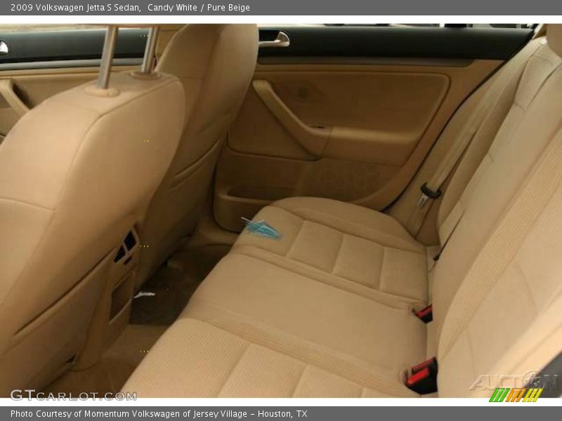 Candy White / Pure Beige 2009 Volkswagen Jetta S Sedan