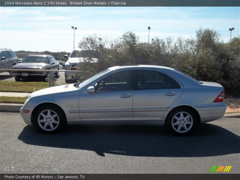 Brilliant Silver Metallic / Charcoal 2004 Mercedes-Benz C 240 Sedan
