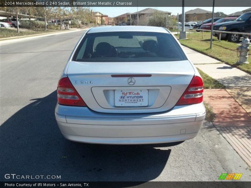 Brilliant Silver Metallic / Charcoal 2004 Mercedes-Benz C 240 Sedan