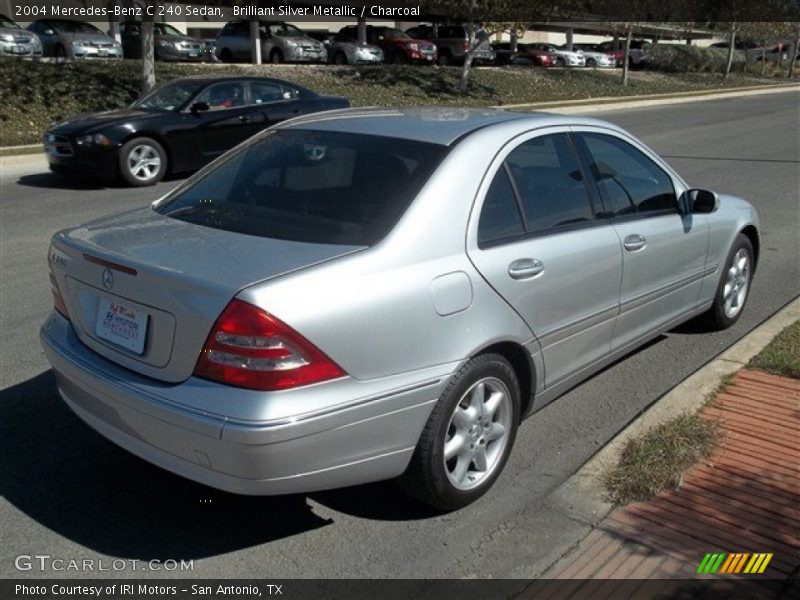 Brilliant Silver Metallic / Charcoal 2004 Mercedes-Benz C 240 Sedan