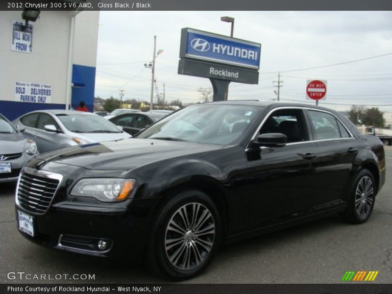 Gloss Black / Black 2012 Chrysler 300 S V6 AWD