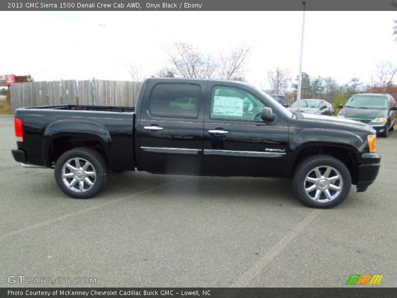 Onyx Black / Ebony 2013 GMC Sierra 1500 Denali Crew Cab AWD