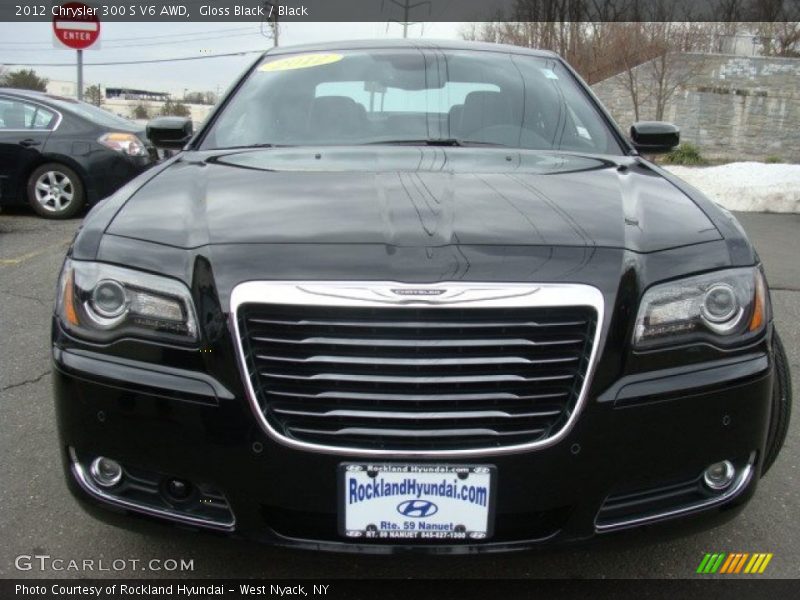 Gloss Black / Black 2012 Chrysler 300 S V6 AWD