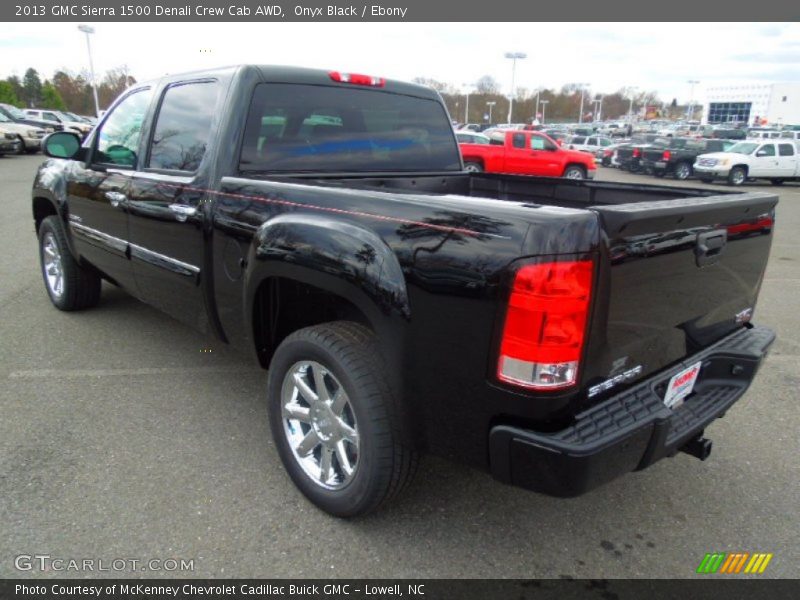 Onyx Black / Ebony 2013 GMC Sierra 1500 Denali Crew Cab AWD
