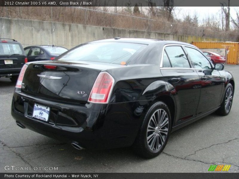 Gloss Black / Black 2012 Chrysler 300 S V6 AWD