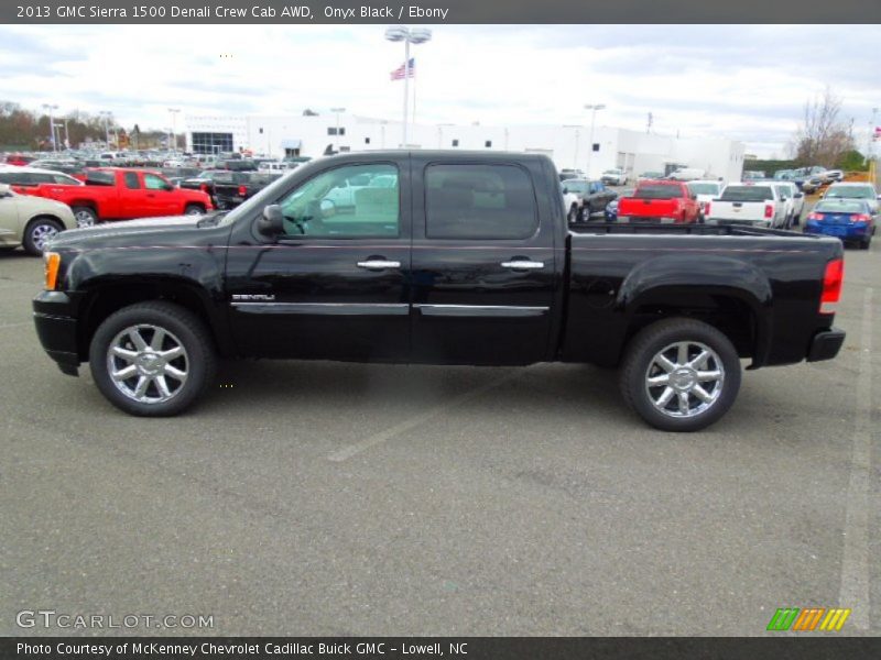 Onyx Black / Ebony 2013 GMC Sierra 1500 Denali Crew Cab AWD