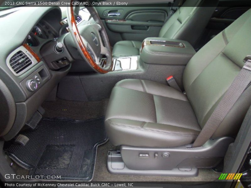 Onyx Black / Ebony 2013 GMC Sierra 1500 Denali Crew Cab AWD