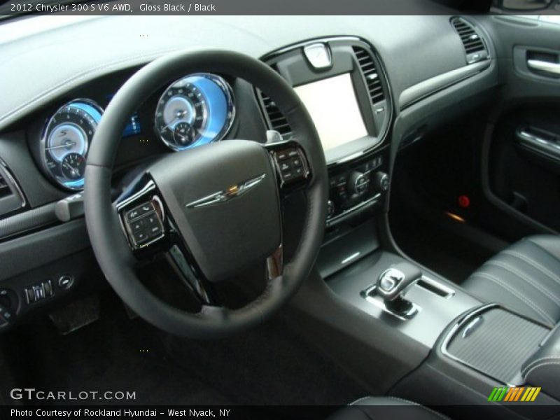 Black Interior - 2012 300 S V6 AWD 