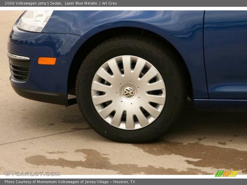 Laser Blue Metallic / Art Grey 2009 Volkswagen Jetta S Sedan