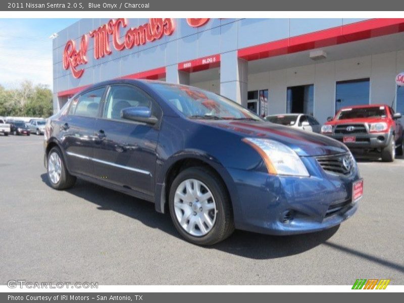 Blue Onyx / Charcoal 2011 Nissan Sentra 2.0 S