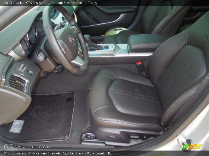 Radiant Silver Metallic / Ebony 2013 Cadillac CTS 3.0 Sedan