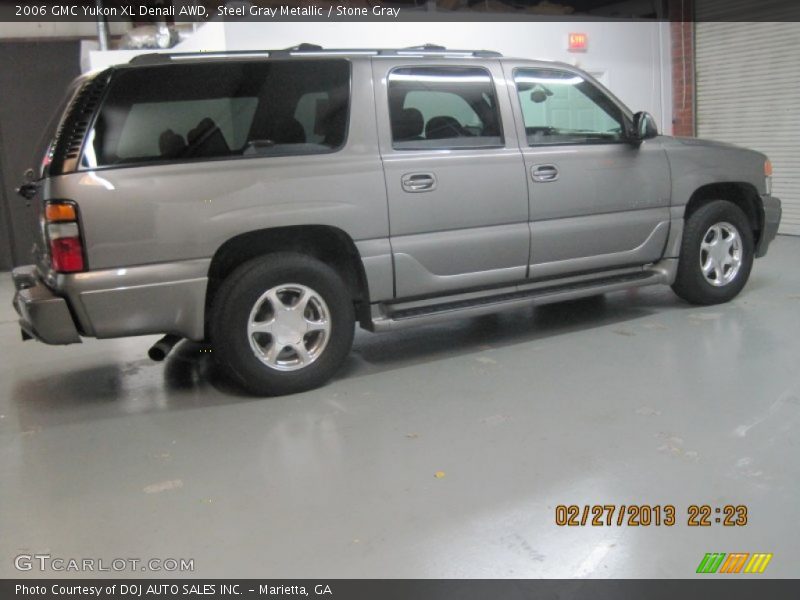 Steel Gray Metallic / Stone Gray 2006 GMC Yukon XL Denali AWD