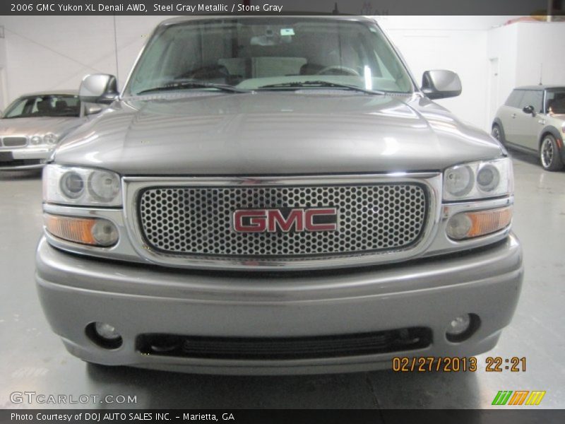 Steel Gray Metallic / Stone Gray 2006 GMC Yukon XL Denali AWD