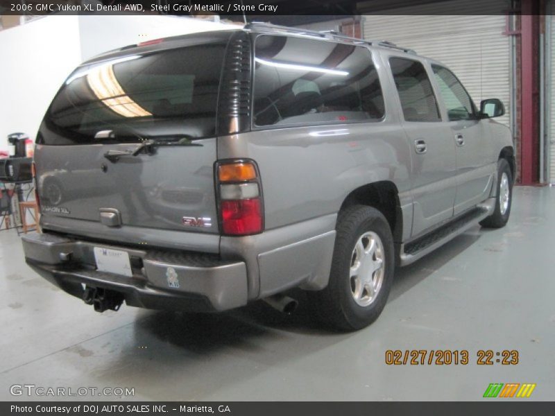 Steel Gray Metallic / Stone Gray 2006 GMC Yukon XL Denali AWD