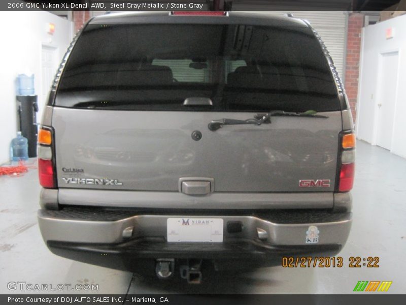 Steel Gray Metallic / Stone Gray 2006 GMC Yukon XL Denali AWD