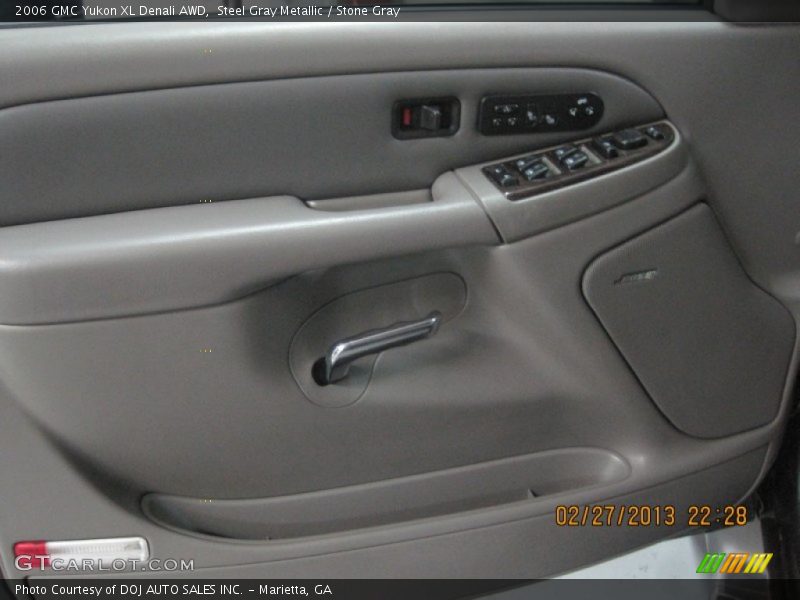 Steel Gray Metallic / Stone Gray 2006 GMC Yukon XL Denali AWD