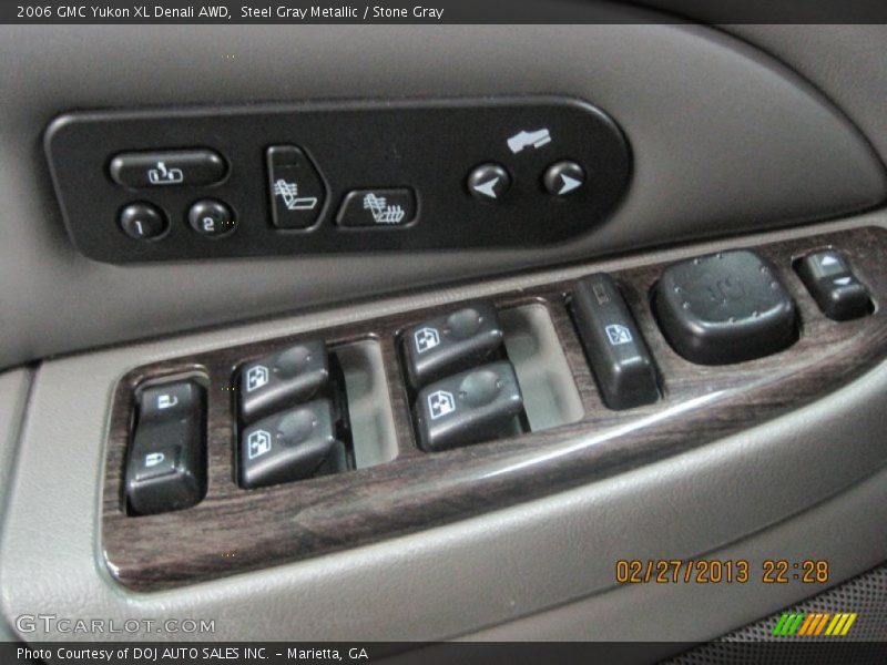 Steel Gray Metallic / Stone Gray 2006 GMC Yukon XL Denali AWD