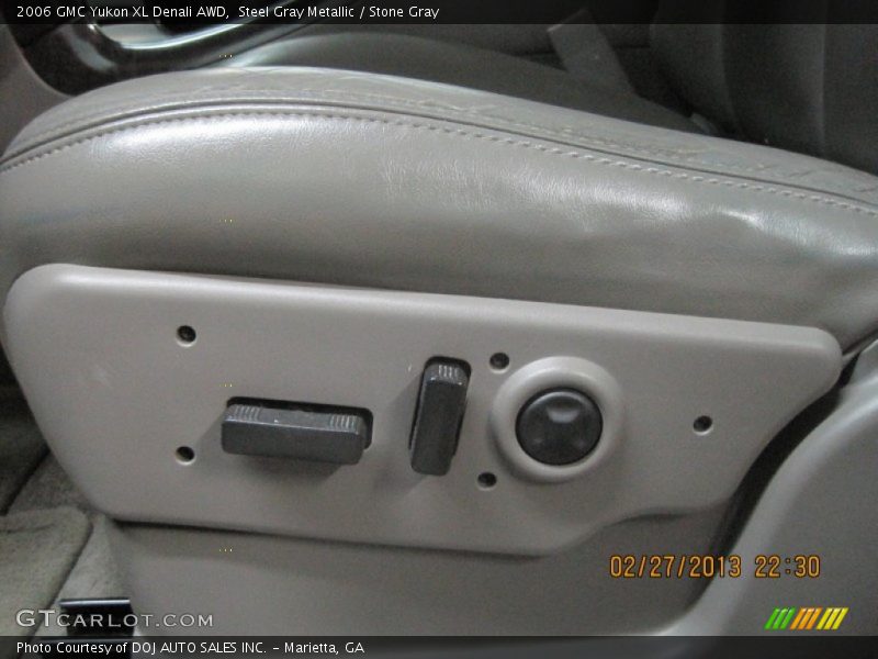 Steel Gray Metallic / Stone Gray 2006 GMC Yukon XL Denali AWD