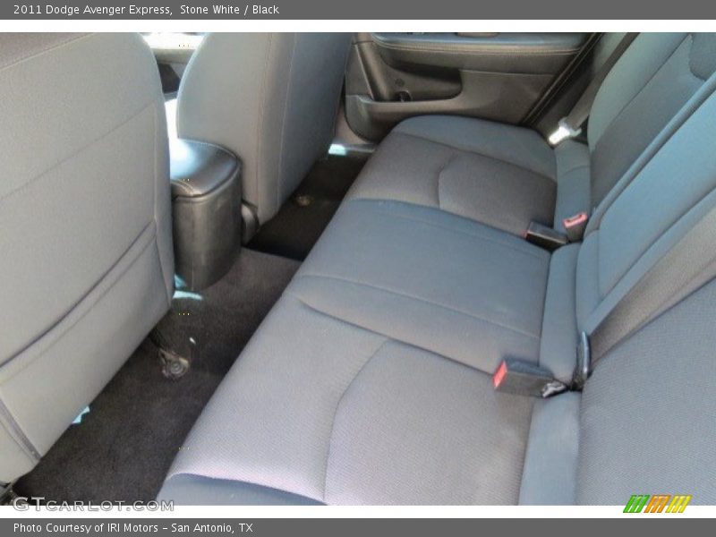 Stone White / Black 2011 Dodge Avenger Express