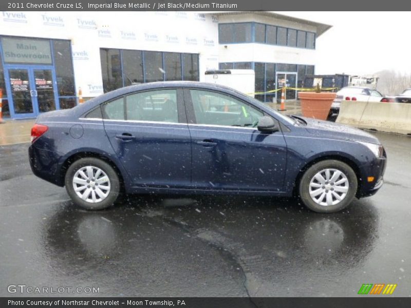 Imperial Blue Metallic / Jet Black/Medium Titanium 2011 Chevrolet Cruze LS