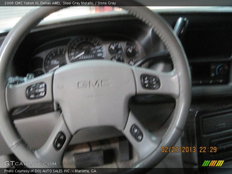 Steel Gray Metallic / Stone Gray 2006 GMC Yukon XL Denali AWD