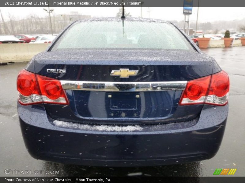 Imperial Blue Metallic / Jet Black/Medium Titanium 2011 Chevrolet Cruze LS