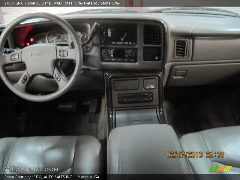 Steel Gray Metallic / Stone Gray 2006 GMC Yukon XL Denali AWD