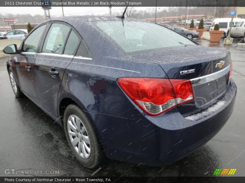 Imperial Blue Metallic / Jet Black/Medium Titanium 2011 Chevrolet Cruze LS