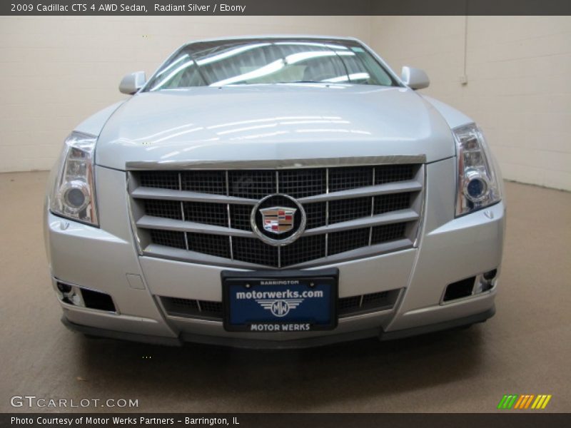 Radiant Silver / Ebony 2009 Cadillac CTS 4 AWD Sedan