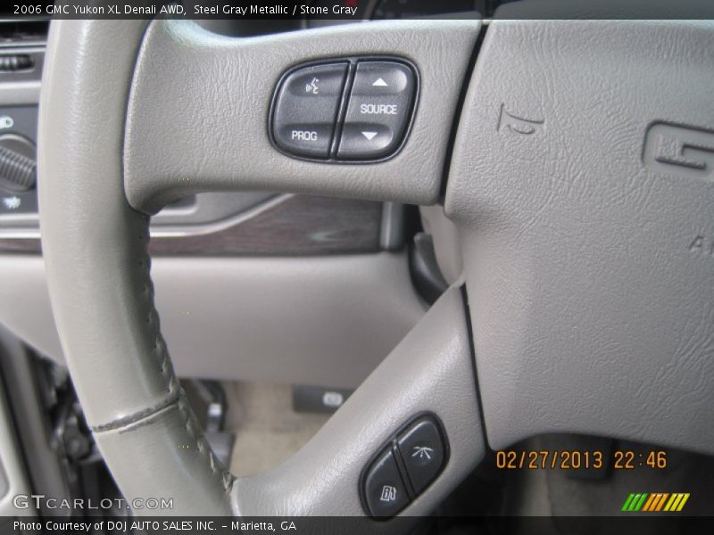 Steel Gray Metallic / Stone Gray 2006 GMC Yukon XL Denali AWD