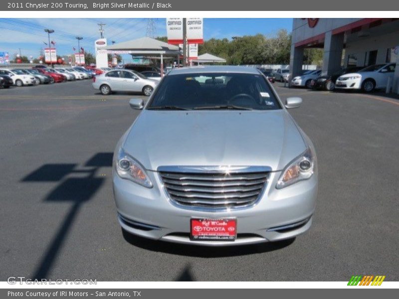 Bright Silver Metallic / Black 2011 Chrysler 200 Touring