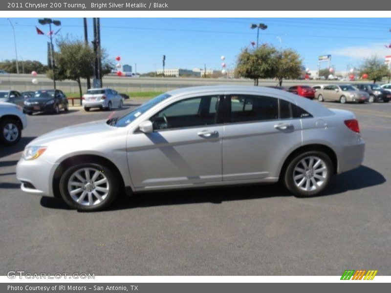 Bright Silver Metallic / Black 2011 Chrysler 200 Touring