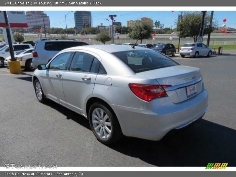 Bright Silver Metallic / Black 2011 Chrysler 200 Touring