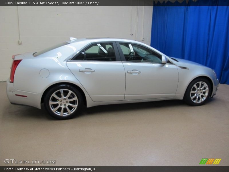 Radiant Silver / Ebony 2009 Cadillac CTS 4 AWD Sedan