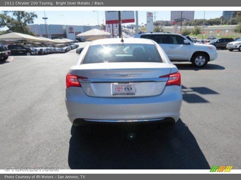 Bright Silver Metallic / Black 2011 Chrysler 200 Touring