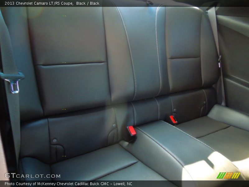 Rear Seat of 2013 Camaro LT/RS Coupe