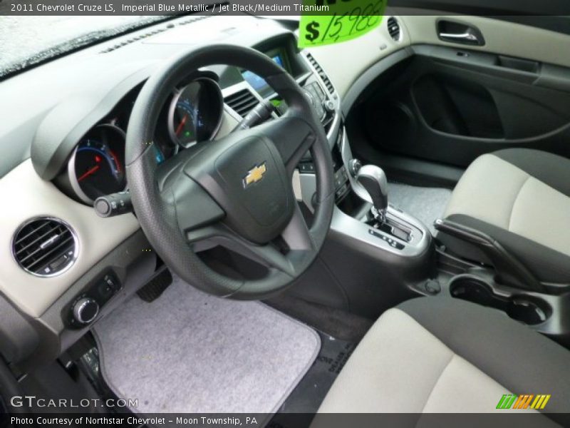 Imperial Blue Metallic / Jet Black/Medium Titanium 2011 Chevrolet Cruze LS