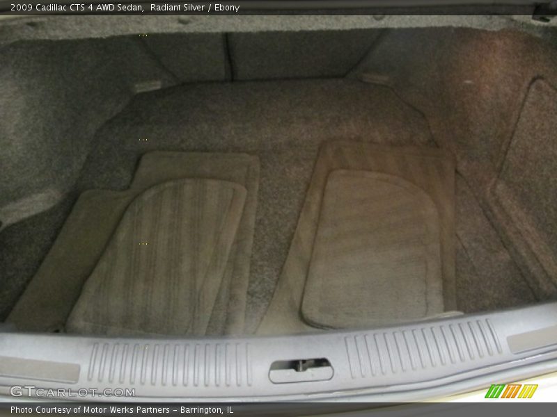 Radiant Silver / Ebony 2009 Cadillac CTS 4 AWD Sedan