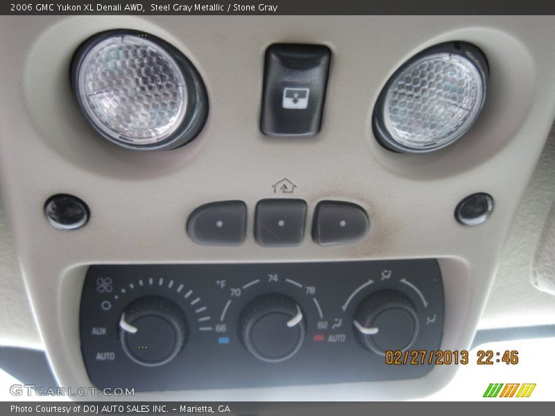 Steel Gray Metallic / Stone Gray 2006 GMC Yukon XL Denali AWD
