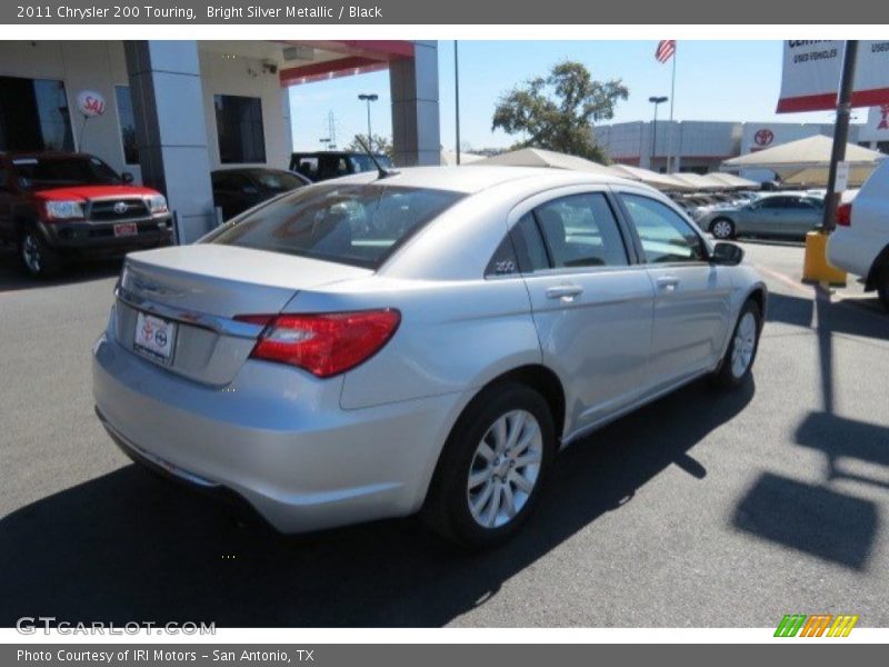 Bright Silver Metallic / Black 2011 Chrysler 200 Touring