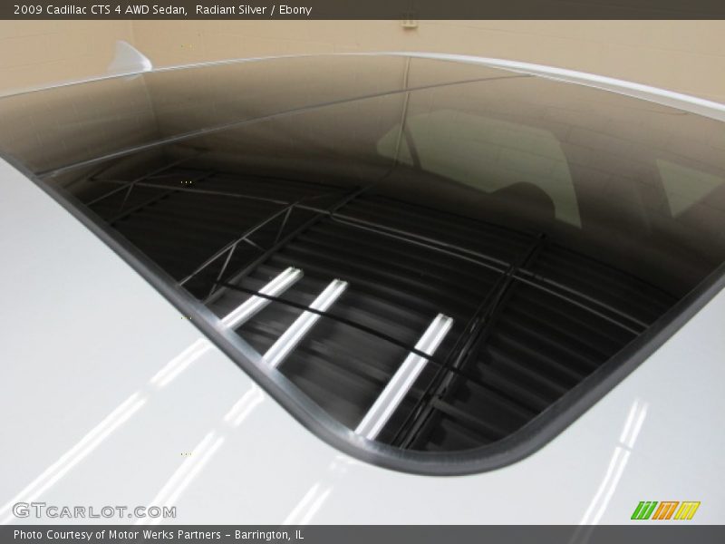 Radiant Silver / Ebony 2009 Cadillac CTS 4 AWD Sedan