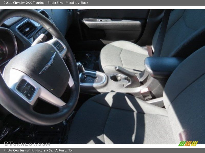 Bright Silver Metallic / Black 2011 Chrysler 200 Touring
