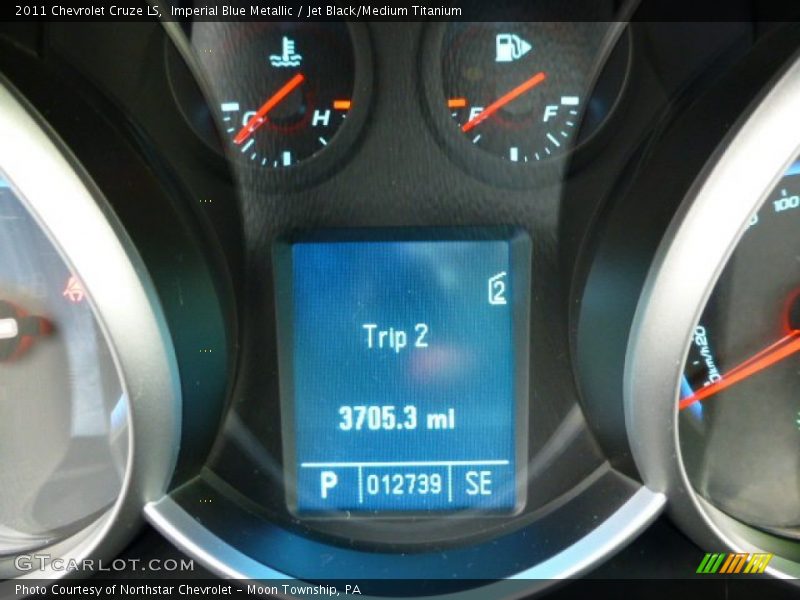 Imperial Blue Metallic / Jet Black/Medium Titanium 2011 Chevrolet Cruze LS